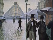 Rainy day in Paris Gustave Caillebotte